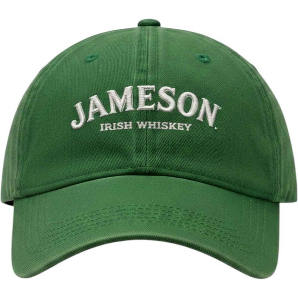 Jameson Irish Whiskey Hat Green Cap America Adjustable Dad Cap Embroidered OSFA
